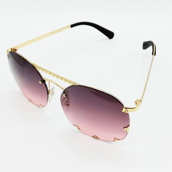 Louis Vuitton Sunglasses Women's Gold 500-060225 - Picture 1 of 9